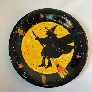Halloween Witch Decorative Plate
